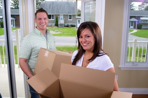 Local moving truck suitable for office and residential moves in Highbury