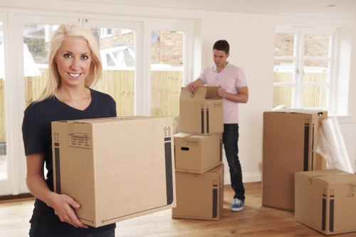 Careful packing and transport of office furniture and equipment in Highbury
