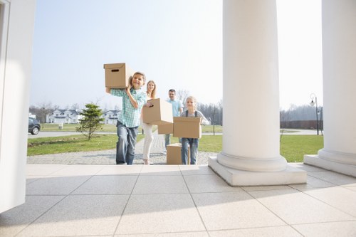 Removal truck service for local property moves in Highbury